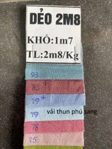 Vải thun dẻo Viscose là gì ? Thông tin về thun lạnh dẻo Viscose 7 Vải thun dẻo - Phú Sang