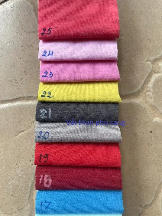 Vải Thun Tici/Tixi 65/35 4 Chiều: Mẫu, Màu, Giá Sỉ – Vải Thun Phú Sang