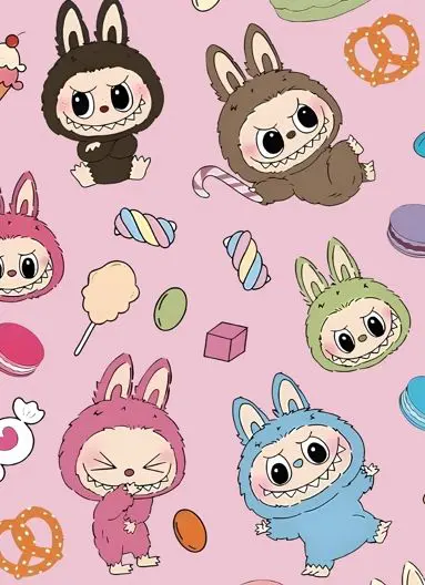 Labubu là gì ? Chọn vải thun in hình Labubu 2 Chọn vải thun nào may labubu