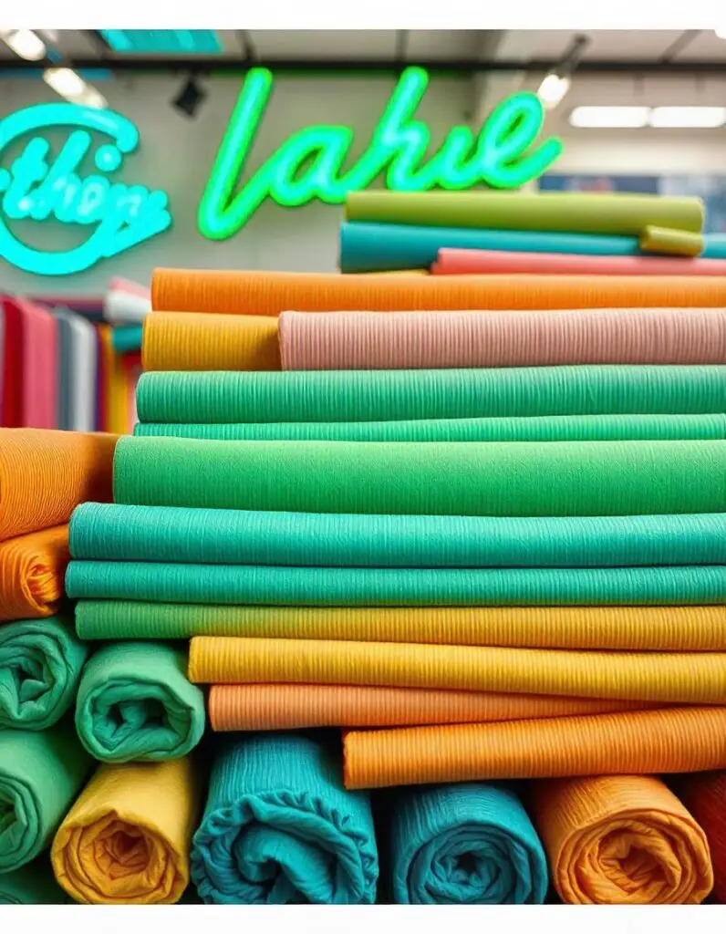 Vải thun rib dẻo viscose co giãn 4 chiều tại Phú Sang