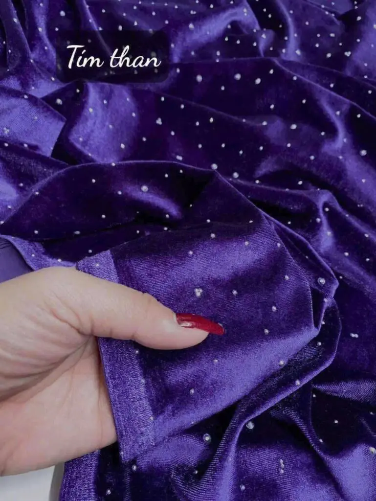 Vải nhung 7 biên là gì ?