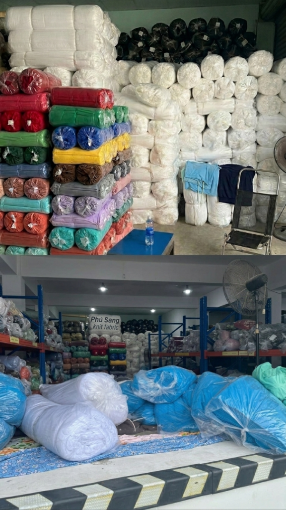 Vải thun da cá Tici may hoodie và đồ bộ có tốt không? 3 Vai thun Phu Sang - Tai Xuong
