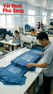 Vải thun may theo Size