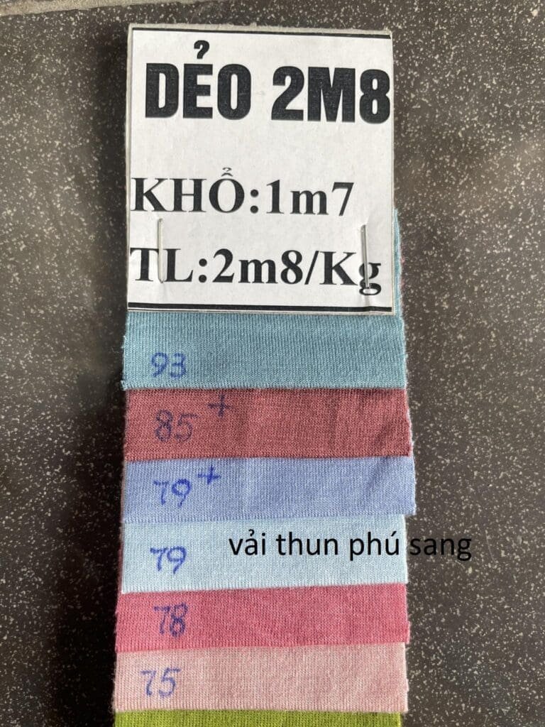 Vải thun dẻo - Phú Sang
