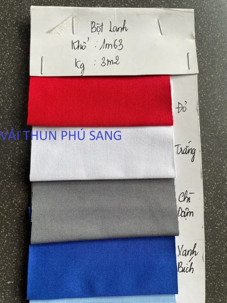 Vải thun bột lạnh 4 chiều