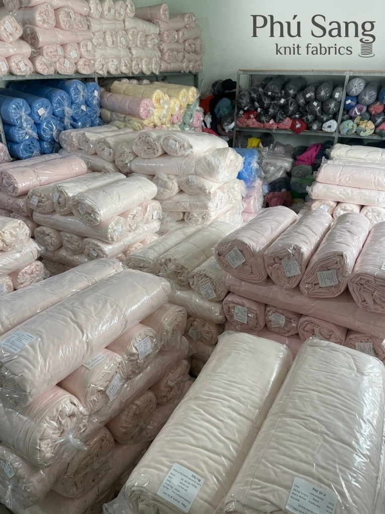 Vải thun Bo Gân là gì ? Phân loại vải thun bo gân 2 Vai thun Phu Sang - Tai Xuong