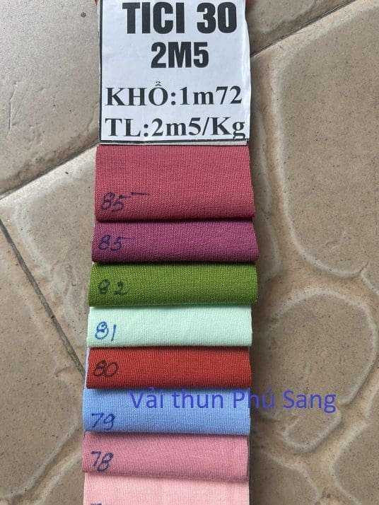 Vải thun tici ( Vải tixi)