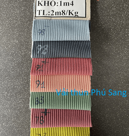 Vải thun tăm lạnh 4 chiều