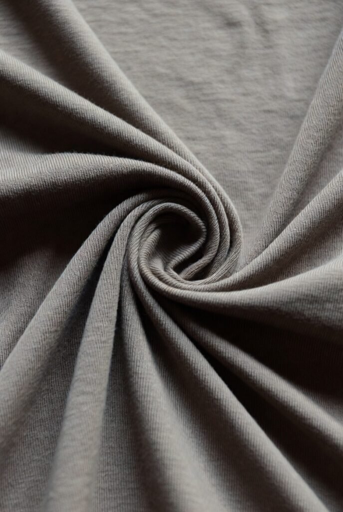 Vải thun Borip Viscose Dẻo - Co giãn 4 chiều 2 Vải thun Borip Viscose dẻo bo gân mềm mát