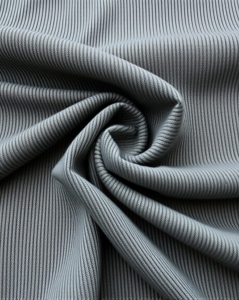 Vải thun gân rayon