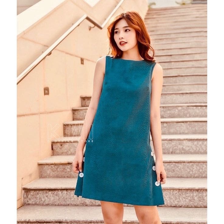Đầm vải thun cát