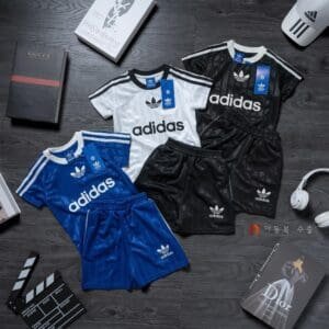 Vải thun bóng sọc