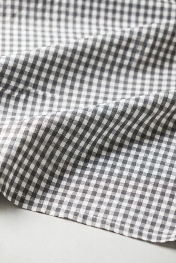 vải thun caro nhí polyester cao cấp