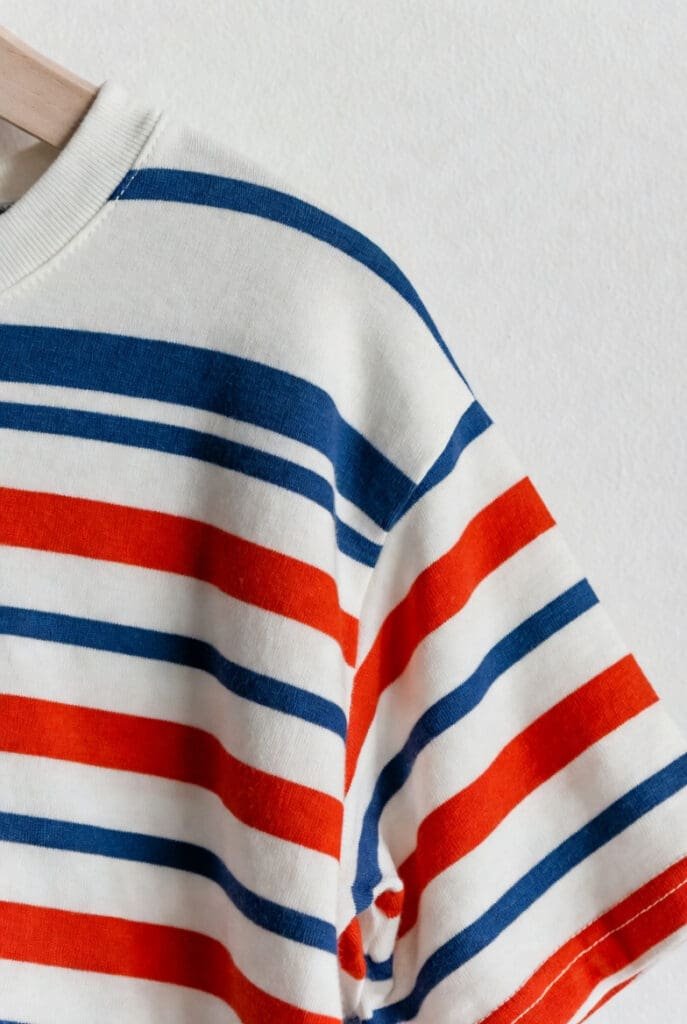 Vải thun sọc cầm màu