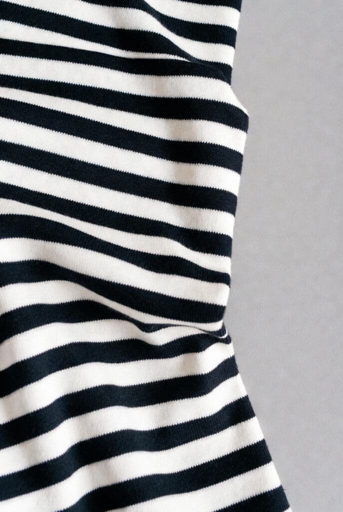 Vải thun sọc cầm màu