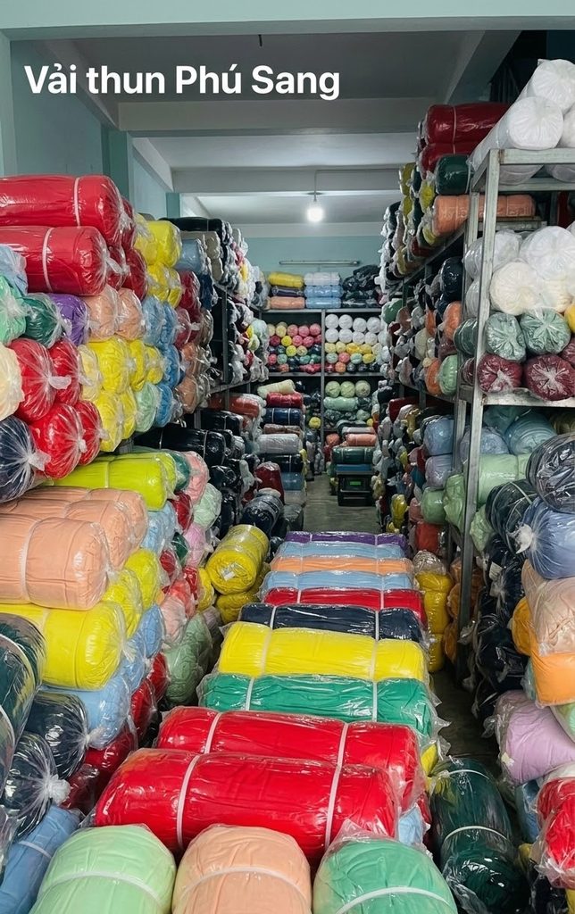 Vải thun cùng mã màu nhưng khác lô: Cách so màu trước khi cắt may số lượng lớn 2 Vai thun Phu Sang - E Ec A C B Df Fe A